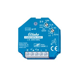 FUD61NPN-230V Funkaktor Universal-Dimmschalter 230V. Power MOSFET 300W