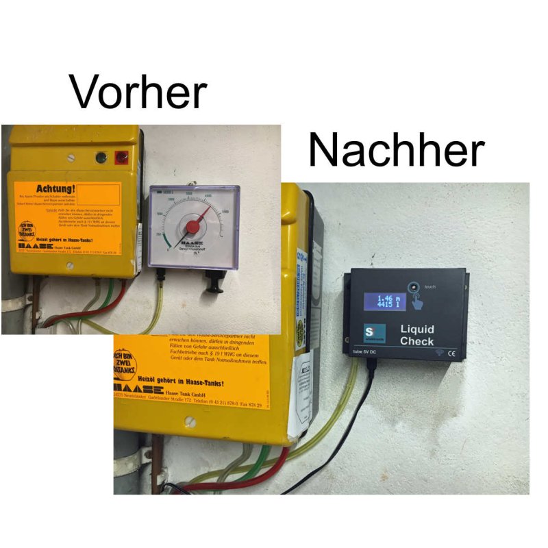 Füllstandsmesser Liquid-Check für Zisternen, Set geeignet für Home As ...