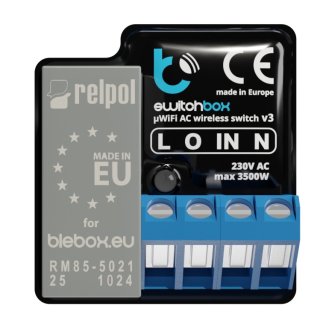 blebox switchBox V3 - switch 3kW Controller 230V 16A WLAN