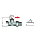 Adapter für Heizungsventil Herz M28 x 1,5 (Metall)