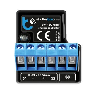 Blebox shutterBoxDC - Rolladenaktor für 12-24V Motoren