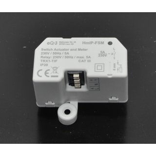 Homematic IP Schalt-Mess-Aktor HMIP-FSM 5A - Unterputz
