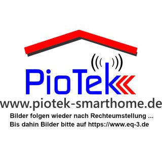 Homematic IP Smart Home Wandthermostat mit Schaltausgang HmIP-BWTH-A – für Markenschalter, anthrazit