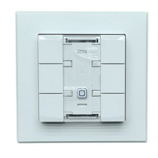 OEM Alpha IP Wandtaster 6-fach (voll Homematic IP HmIP-WRC6 kompatibel), weiß, nicht beige