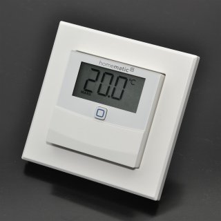 Homematic IP Temperatur- und Luftfeuchtigkeitssensor mit Display – innen HmIP-STHD