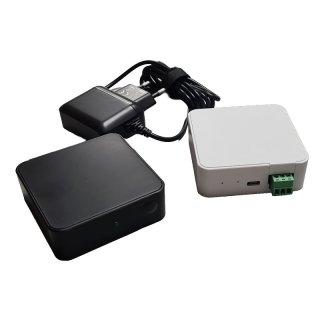 PioTek WLED Box indoor - WLED und HomeAssistant optional mit 1m LED Stripe Aluminium mit 58 LED