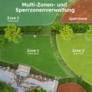 ANTHBOT Genie 800 4G Connect RTK Vision bis 1500m² - KI Mähroboter ohne Begrenzungskabel, Full Frequenzband RTK+4-Kamera-Vision Rasenmäher Roboter