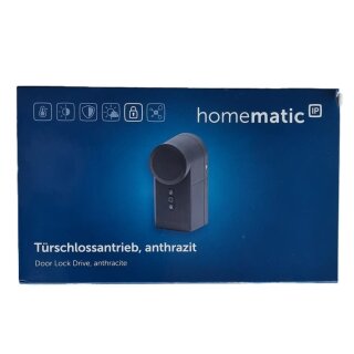 Homematic IP Smart Home Türschlossantrieb, anthrazit, HmIP-DLD-A