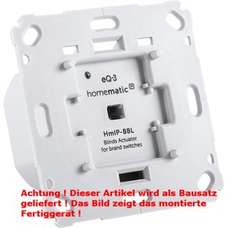 Homematic IP Jalousieaktor f&uuml;r Markenschalter HmIP-BBL, Bausatz !