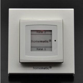 PioTek Plus - Homematic IP Wandtaster mit E-Paper-Statusdisplay HmIP-WRCD Fertiggerät!