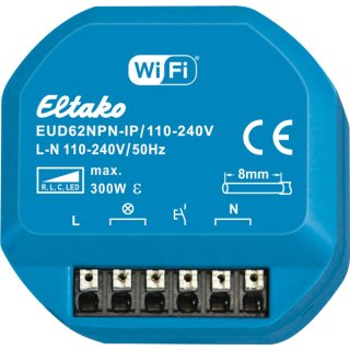 Eltako Universal Dimm-Aktor EUD62NPN-IP/110-240V - Apple Home und Matter zertifiziert!